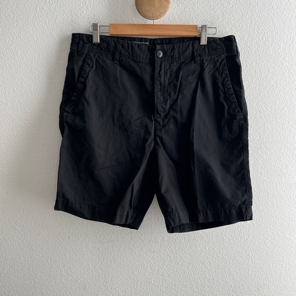Save Khaki United Black Shorts
